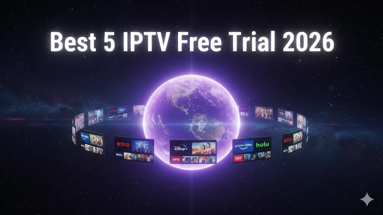 Best 5 IPTV Free Trial to Test (2026) - smarter iptv -