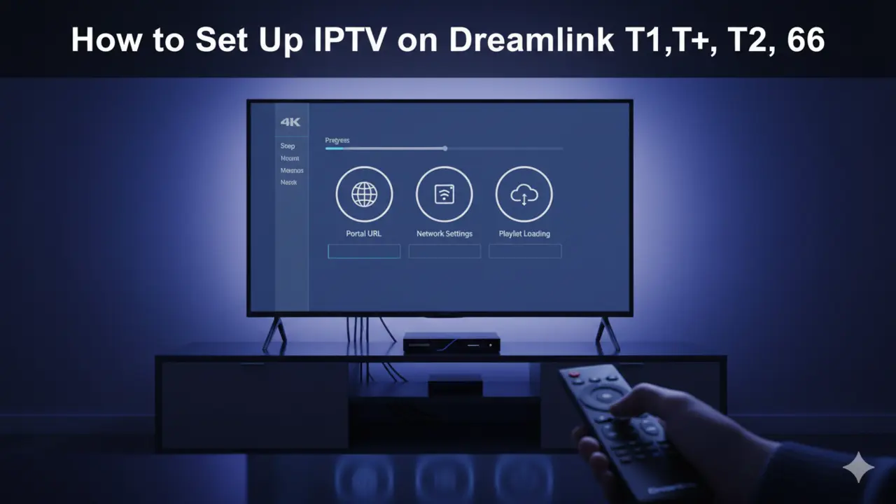 How to Set Up IPTV on Dreamlink T1, T1+, T2, T6