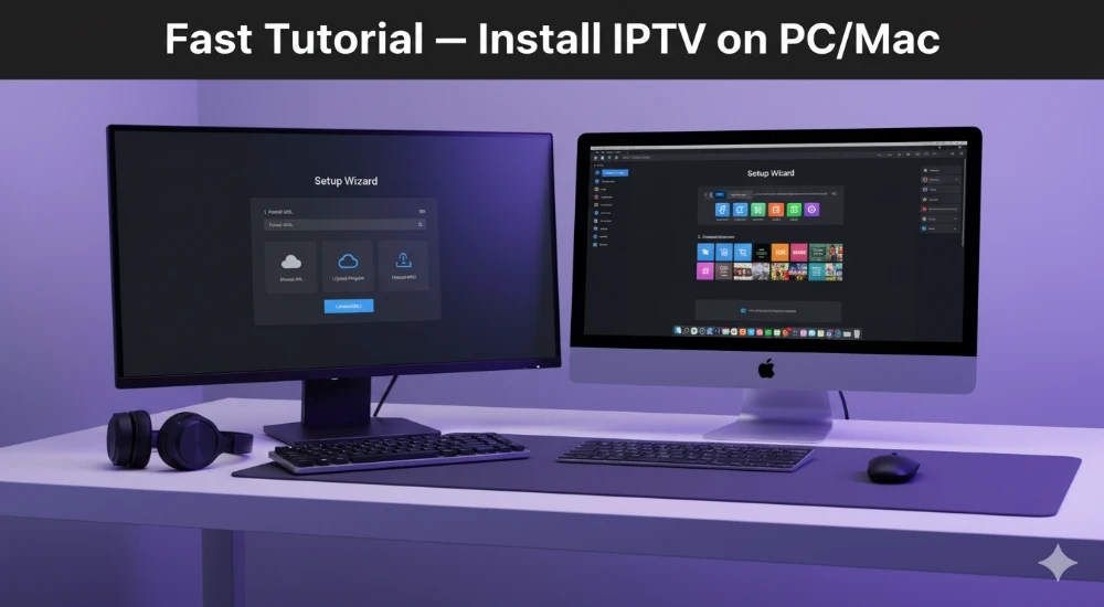 Fast Tutorial to Install IPTV on PC/Mac
