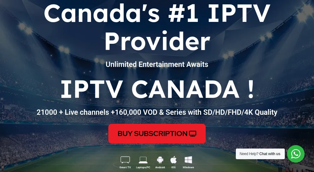 7 Best IPTV 2026 in Canada Top 7 Cheap Deals