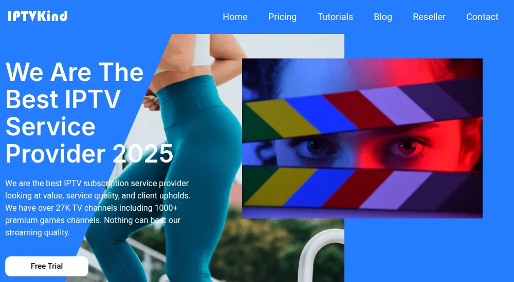 Program Guide EPG layout from leading UK IPTV Providers